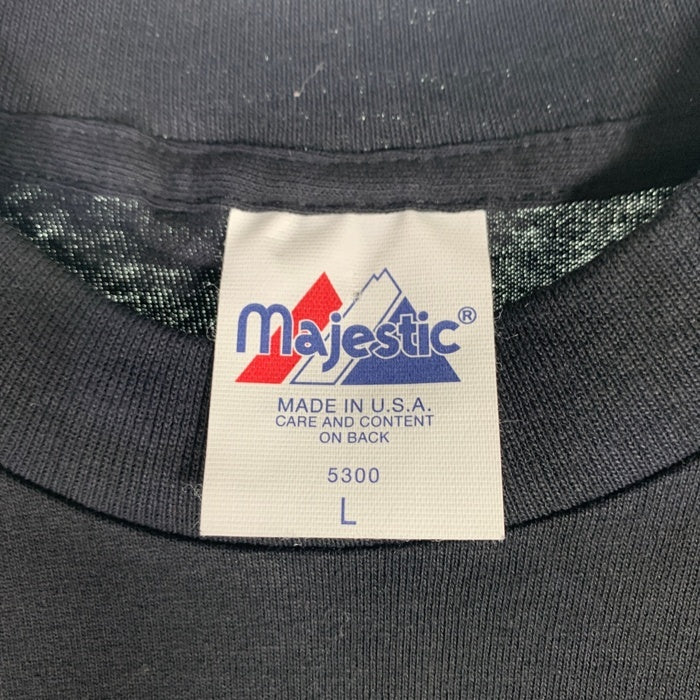 90's majestic マジェスティック Chicago White Sox シカゴ ホワイト ソックス 半袖 tシャツ ブラック Size L 福生店
