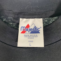 90's majestic マジェスティック Chicago White Sox シカゴ ホワイト ソックス 半袖 tシャツ ブラック Size L 福生店