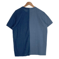 glamb グラム Union CS ユニオンカットソー 半袖Tシャツ 切替 ブルー GB0418/CS18 Size 3 福生店