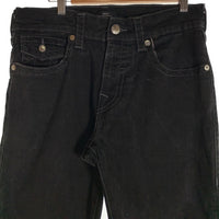 True Religion トゥルーレリジョン Ricky Flap SN32 Black ブラックデニムストレートパンツ Size 32 福生店