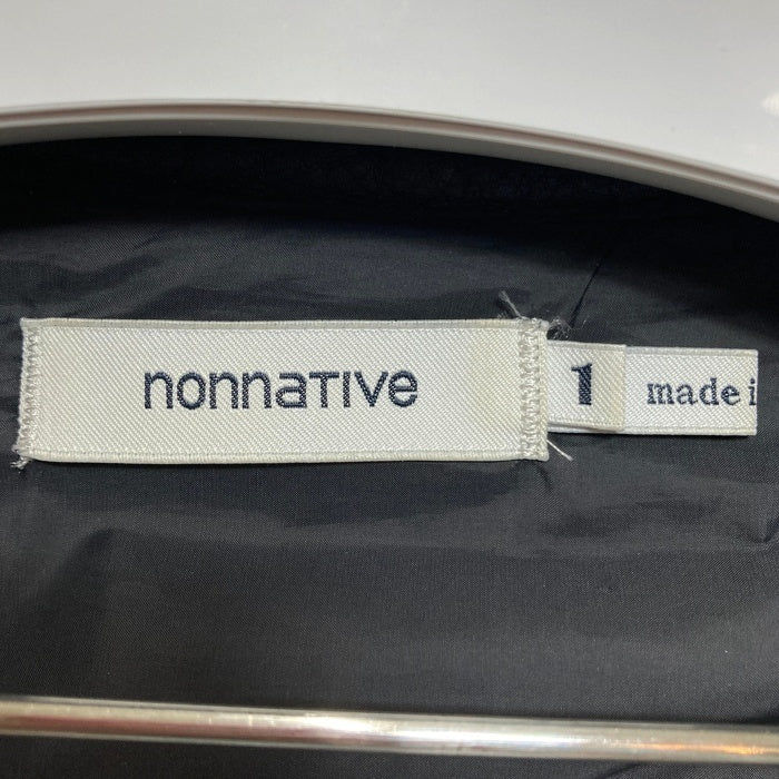 nonnative ノンネイティブ RIDER BLOUSON COW LEATHER カウレザー シングルライダースジャケット ブラック NN-J2611 Size 1 瑞穂店