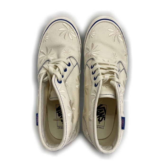 VANS VAULT バンズ OG CHUKKA BOOT LX チャッカ 花柄刺繍 スニーカー ホワイト size26cm 瑞穂店