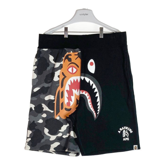 A BATHING APE エイプ CITY CAMO TIGER SHARK SWEAT SHORTS タイガー シャーク スウェットショーツ sizeXL 瑞穂店