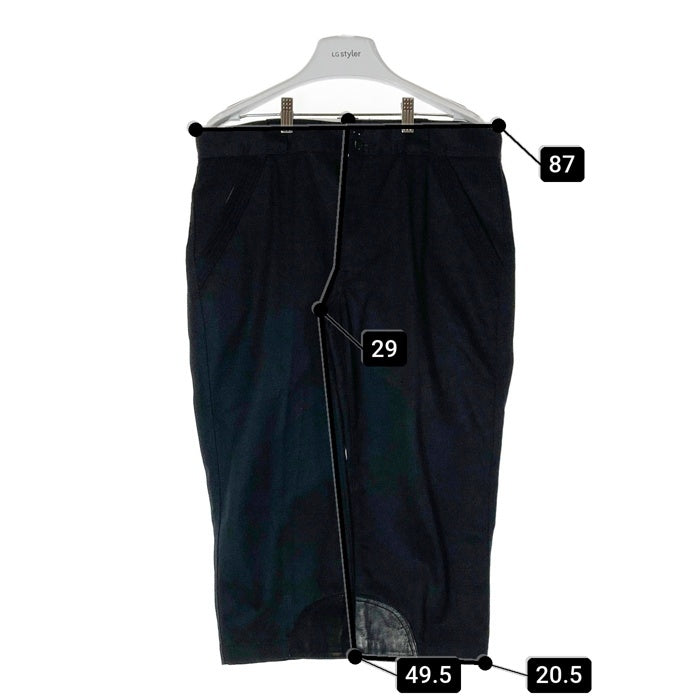 eYe COMME des GARCONS JUNYA WATANABE MAN アイコムデギャルソン ジュンヤワタナベマン Dickies ディッキーズ WD-P901 AD2009 七分丈テーパードパンツ ブラック sizeM 瑞穂店