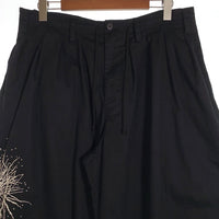 S'YTE サイト ヨウジヤマモト FIREWORKS EMBROIDERY BALLOON PANTS 刺繡 バルーンパンツ ブラック UT-P06-001 Size 3 福生店