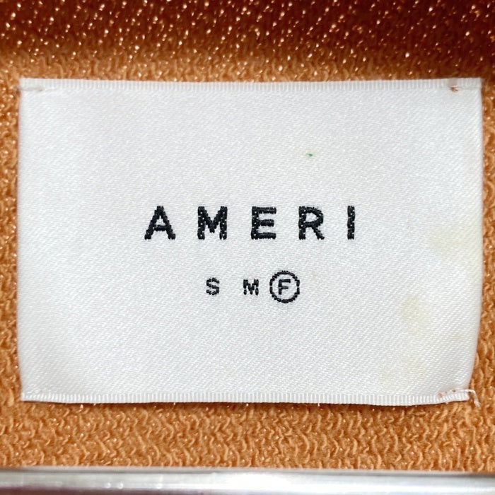 AMERI アメリ タック スウェットトレーナー テラコッタ sizeF 瑞穂店