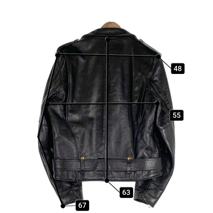 VANSON バンソン C2 レザーダブルライダースジャケット ブラック 現行 Size 44 福生店