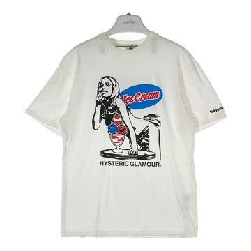 HYSTERIC GLAMOUR ヒステリックグラマー 02203CT13 VERDY TOKYO VITAMIN ヴェルディ Tシャツ ホワイト sizeM 瑞穂店
