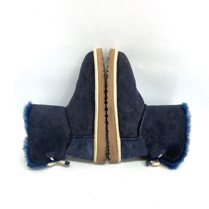 UGG アグ 1006493 W SELENE セリーヌ ショート ムートンブーツ  ネイビーsize25cm 瑞穂店