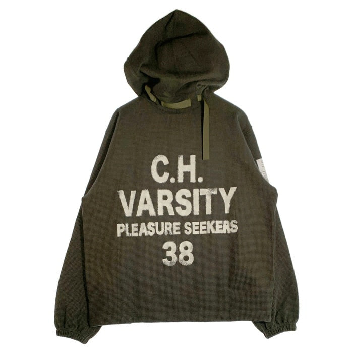 CAPTAINS HELM キャプテンズヘルム MIL THERMAL HOODIE サーマル プルオーバー フーディー パーカー オリーブ CH25-AW-T13 Size L 福生店