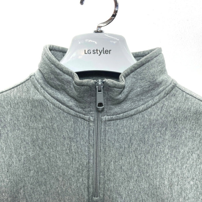 Carhartt WIP カーハートワークインプログレス Half Zip American Script Sweat ハーフジップ プルオーバースウェットトレーナー グレー Size XL 瑞穂店