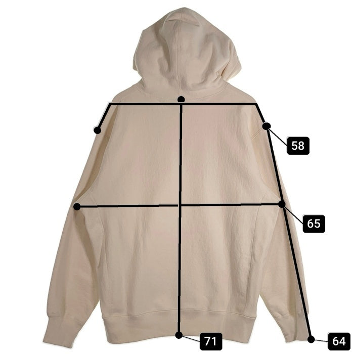 SUPREME シュプリーム 21AW Pearl Logo Hooded Sweatshirt パールロゴ プルオーバー フーディー パーカー ナチュラル Size L 福生店