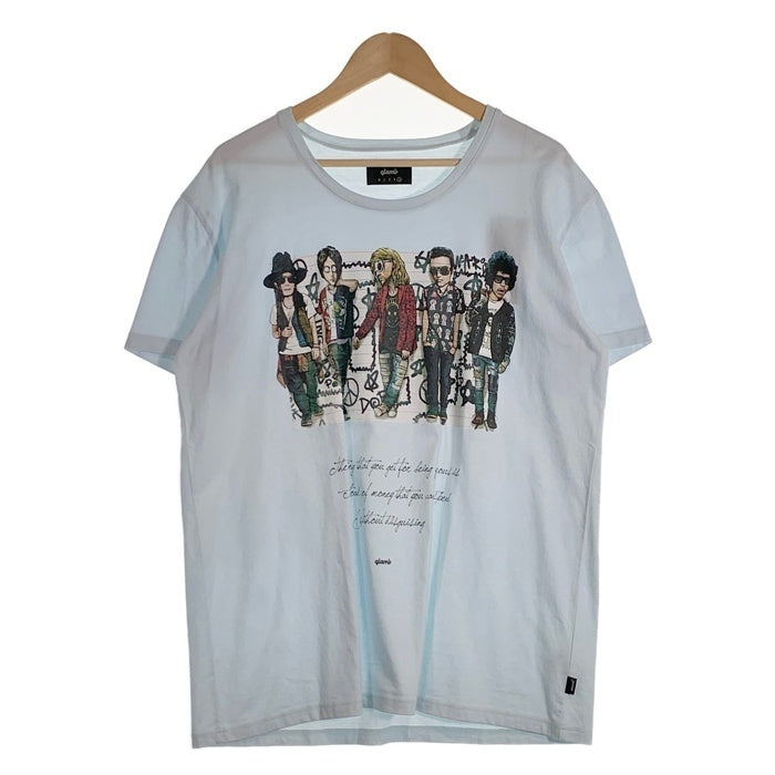 glamb グラム Legend CS レジェンド カットソー プリントTシャツ スカイブルー GB17SM/CS03 Size 4 福生店