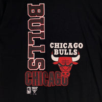 90's NBA CHICAGO BULLS シカゴブルズ プリント Tシャツ ブラック 日本製 Size 160 (S相当) 福生店