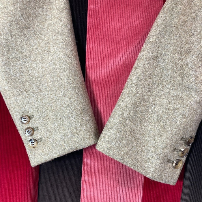 COMME des GARCONS HOMME PLUS コムデギャルソンオムプリュス PJ-J053 AD2022 ウールxコーデュロイ 切替 ロングコート ブラウン sizeM 瑞穂店