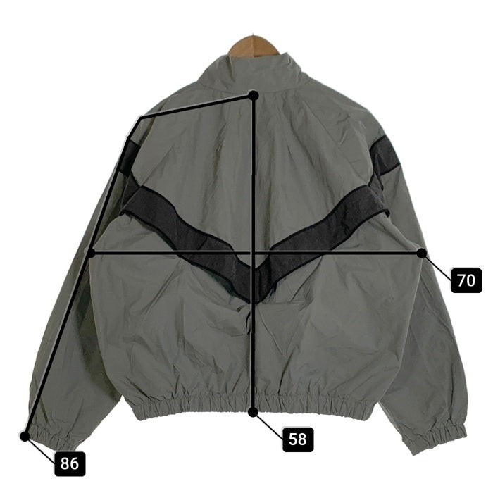 00's U.S.ARMY 米軍 IPFU JACKET ナイロン トレーニングジャケット ミリタリー グレー 8415-01-465-4820 04年会計 Size S-S 福生店