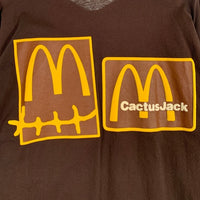 Cactus Jack カクタスジャック 20AW McDonald's マクドナルド Souvenir L/S Tee スーベニアロングスリーブTシャツ ブラウン Size XL 福生店