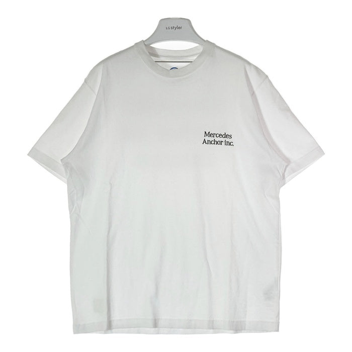 MERCEDES ANCHOR INC. メルセデス アンカーインク 刺繡 Ｔシャツ ホワイト sizeL 瑞穂店