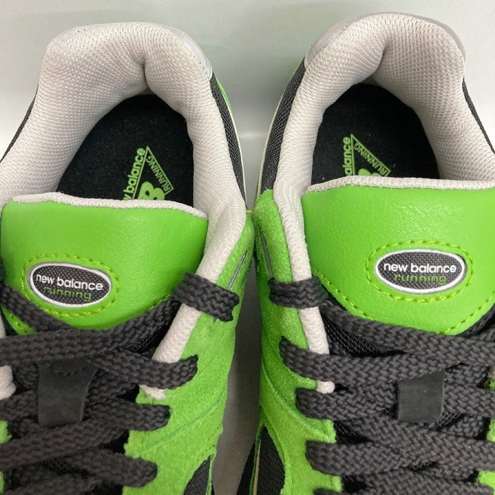 New Balance ニューバランス M2002RGZ ローカット スニーカー グリーン×ブラック size25cm 瑞穂店