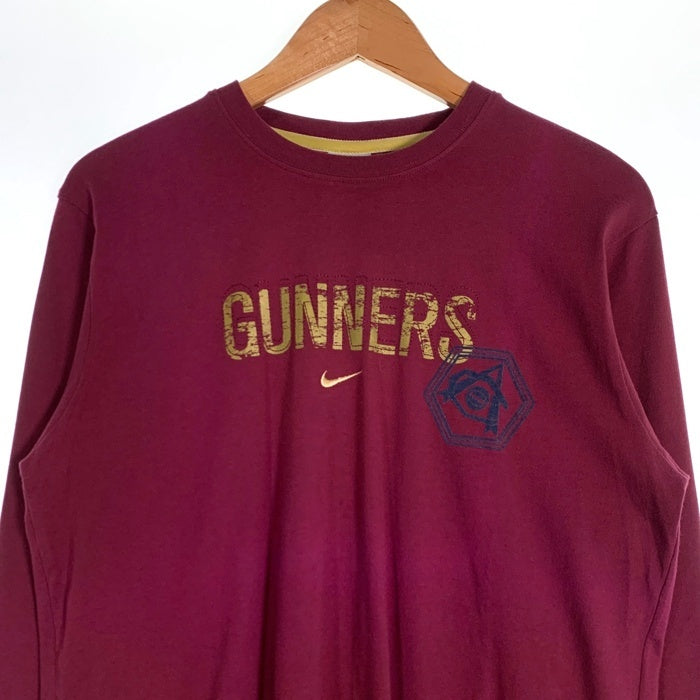 00's NIKE ナイキ Gunners Arsenal ガンナーズ アーセナル ロングスリーブTシャツ ボルドー Size M 福生店