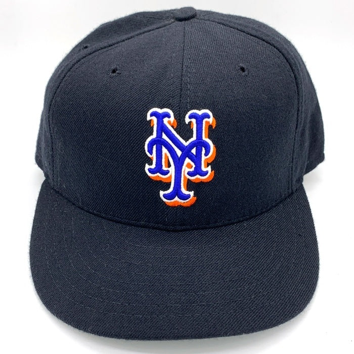 90's New Era ニューエラ 59FIFTY MLB ニューヨーク・メッツ ウールベースボールキャップ ブラック USA製 Size 7 1/8 (56.8cm) 福生店