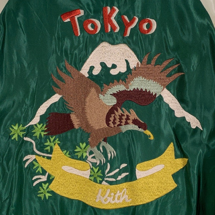 KITH キス 23SS TAILOR 東洋 Souvenir Jacket スーベニアジャケット リバーシブル スカジャン TOKYO ネイビー グリーン TT15267KT Size L 福生店