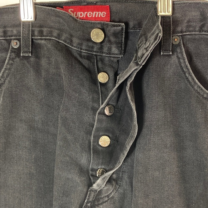 SUPREME シュプリーム  Washed Black Slim Jean ウォッシュドブラックスリムジーンズ ブラック sizeW36 瑞穂店