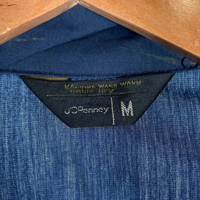 70's~ JC Penney ジェイシーペニー ドリズラージャケット スウィングトップ ネイビー アルミTALON Size M 福生店