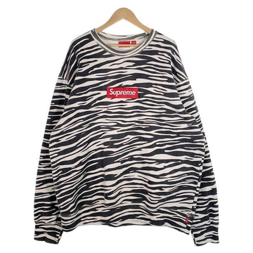 SUPREME シュプリーム 22AW Box Logo Crewneck ボックスロゴ クルーネックスウェットトレーナー ゼブラ Size XXL 福生店