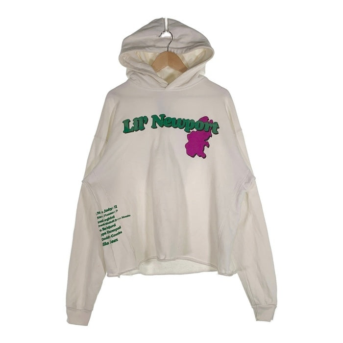 VLONE ヴィーロン Yams Day Lil Newport Hoodie プルオーバー スウェットパーカー ホワイト Size L 福生店