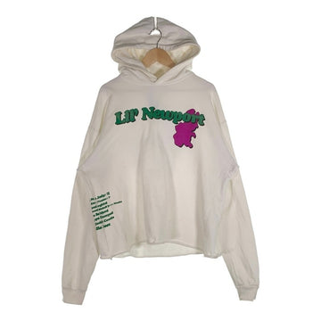 VLONE ヴィーロン Yams Day Lil Newport Hoodie プルオーバー スウェットパーカー ホワイト Size L 福生店