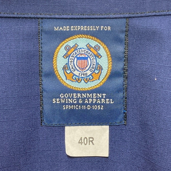 USCG アメリカ沿岸警備隊 ODU ファティーグジャケット ネイビー size40 瑞穂店