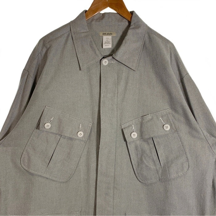 VAINL ARCHIVE ヴァイナルアーカイブ B.D.U-OX ジャングルファティーグ ジャケット オックスフォード グレー VAS22006 Size L 福生店
