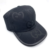 GUCCI グッチ ジャンボGG ベースボールキャップ ブラック 727562 4HAVS Size M 福生店