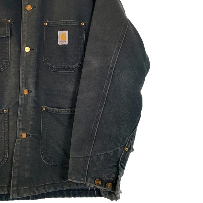 00's Carhartt カーハート Duck Michigan Chore Coat ダック ミシガンチョアコート ブラック C01 BLK Size 40 Regular 福生店