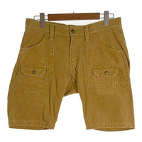 TMT ティーエムティー CORDUROY BUSH SHORTS コーデュロイブッシュショーツ ショートパンツ イエロー TPT-S1714 Size L 福生店