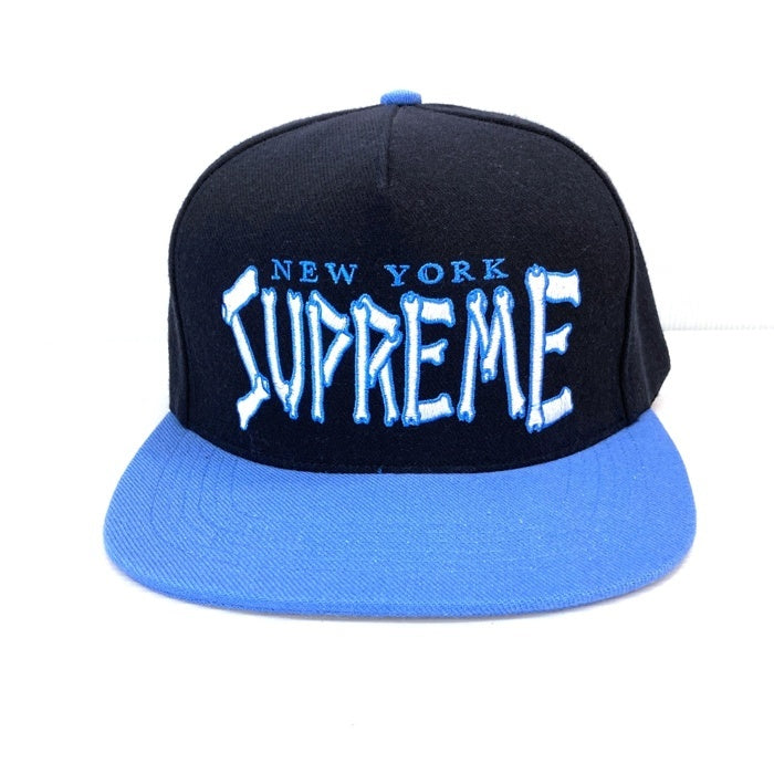Supreme シュプリーム 21SS Bone Logo 5-PANEL ボーンロゴ 5パネルキャップ ネイビー 瑞穂店