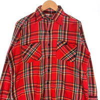 60's King Kole キングコール フランネルチェックシャツ レッド Size S 相当 福生店