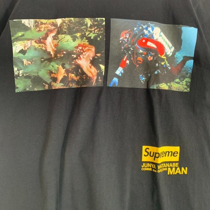 SUPREME シュプリーム JUNYA WATANABE ジュンヤワタナベ COMME des GARÇONS コムデギャルソン Nature Tee 半袖 Tシャツ ブラック Size L 福生店