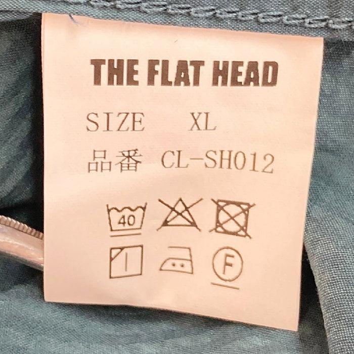 FLAT HEAD フラットヘッド CL-SH012 長袖シャツ グリーン sizeXL 瑞穂店