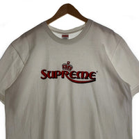 SUPREME シュプリーム 23SS Crown Tee クラウン 半袖 Tシャツ ホワイト USA製 Size L 福生店