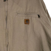 Carhartt カーハート ダック地 ジップアップジャケット ベージュ J189 GKH Size XL-R 福生店