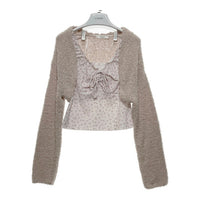 SNIDEL　スナイデル　フラッフィーボレロカーデ＆フリルキャミセット　ピンクsizeONE 瑞穂店