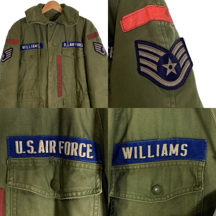 60's U.S.AIR FORCE 米空軍 フィールドジャケット オリーブ ライナー付 JOHN OWNBEY Size S-R 福生店