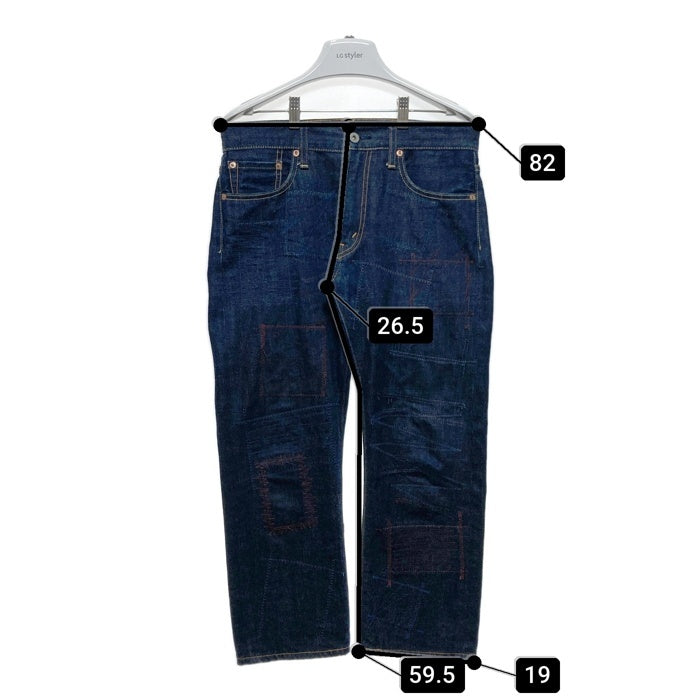 JUNYA WATANABE COMME des GARCONS MAN×LEVI'S ジュンヤワタナベ コムデギャルソンマン×リーバイス WQ-P203 2016SS Lot513 ステッチワーク デニムパンツ インディゴ sizeS 瑞穂店