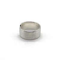 ノーブランド 8mm プレーン シルバーリング SV925 Size 約15号 福生店