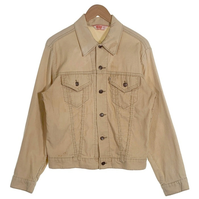 70's Levi's リーバイス Corduroi Jacket コーデュロイジャケット 三角タグ ベージュ 70505-1523 USA製 Size 40 福生店