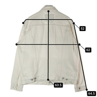 Levi's リーバイス 72334-0433 4th ホワイトデニム トラッカージャケット Gジャン ホワイト sizeL 瑞穂店