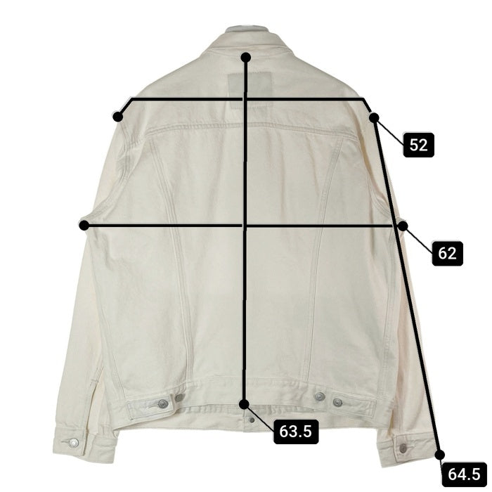Levi's リーバイス 72334-0433 4th ホワイトデニム トラッカージャケット Gジャン ホワイト sizeL 瑞穂店