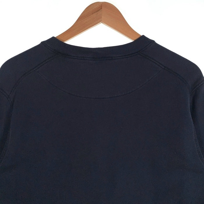 STONE ISLAND ストーンアイランド Cotton Round Neck Long Sleeves ワッペンパッチ スウェットトレーナー ブラック 731563020 Size M 福生店